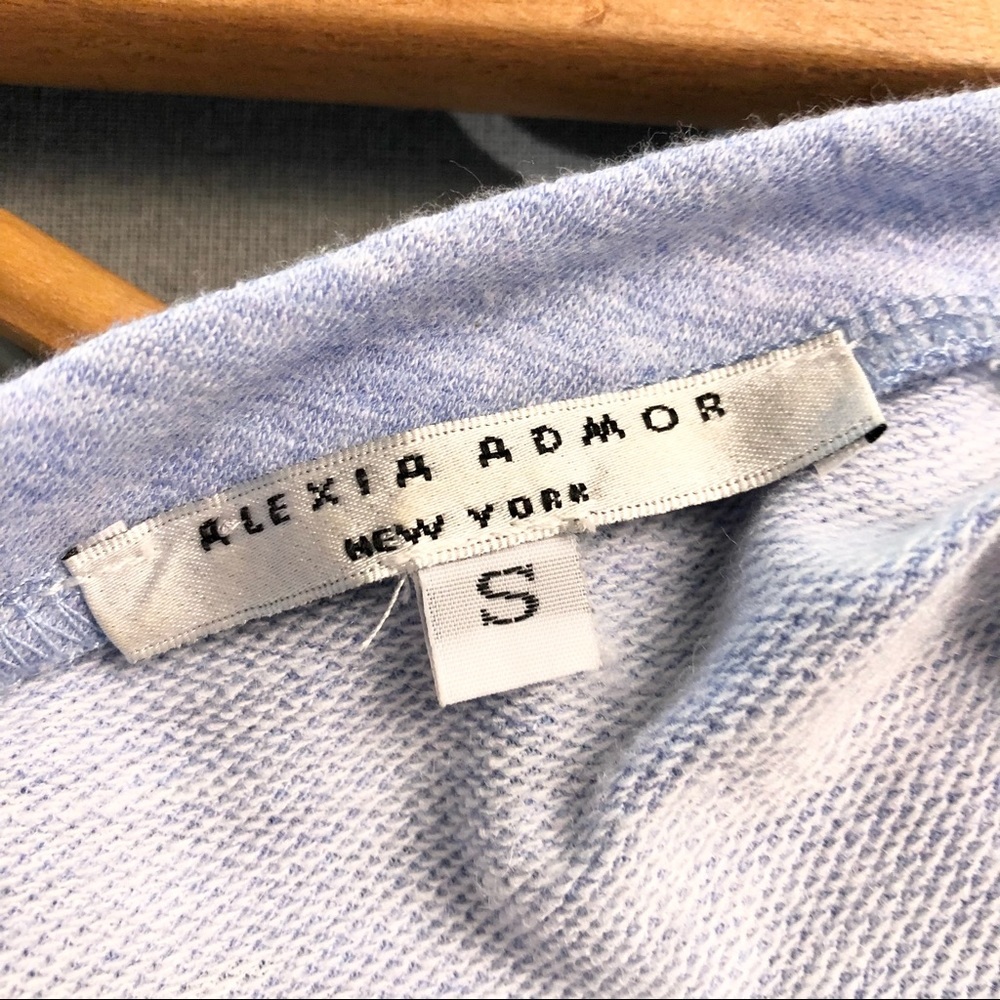 Alexia Admor Lace Detail Sweatshirt Sz S - Picture 8 of 9